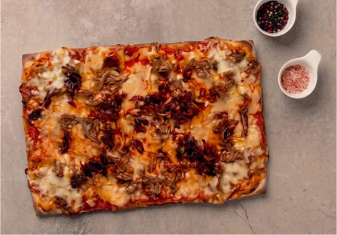 Pizza Mechada familiar a la piedra Take a Break