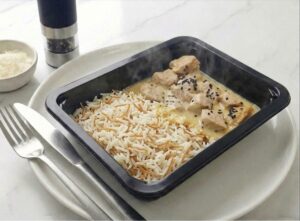 Cerdo a la Mostaza Arroz Árabe