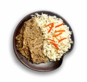 Desmechada con Arroz Árabe