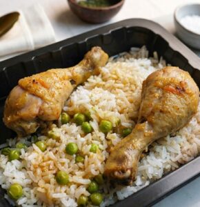 2 Trutitos de pollo arvejado con arroz