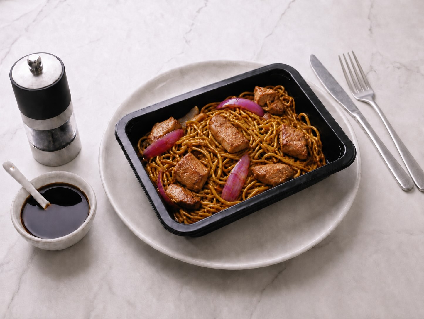 Tallarín Saltado con Cerdo