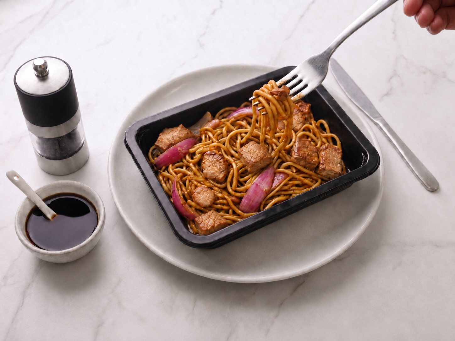 Tallarín Saltado con Cerdo