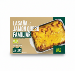 Lasaña Jamón - Queso Familiar