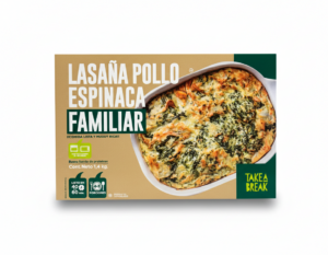 Lasaña Pollo Espinaca Familiar